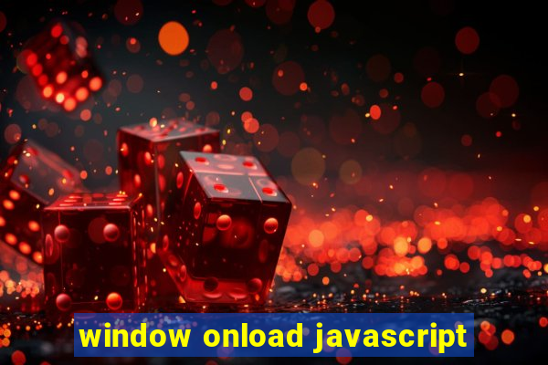 window onload javascript